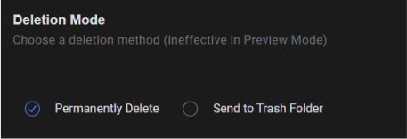 Delete Email permanently or send to trash folder
