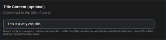 Delete by Title Content